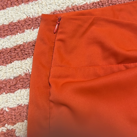 SHEIN XL boho funky harem pants in burnt orange color with side zip - Picture 7 of 10